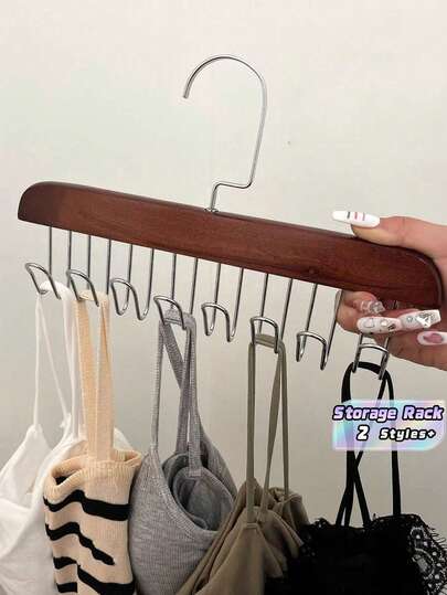 1/2 pièces Cintre multifonctionnel détachable, Porte-cintres pour soutien-gorge et débardeur, Séchoir sans couture, Printemps, Minimaliste, Hauts d'été