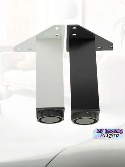 Bộ 4 chân đế nhôm vuông điều chỉnh được, chịu lực cao, có miếng đệm chống trượt cho tủ, bàn trang điểm phòng tắm, xe RV, bàn làm việc, ghế sofa, giường, bàn thao tác. Chống gỉ, tải trọng tối đa 300kg. Phụ kiện trang trí nhà hiện đại.