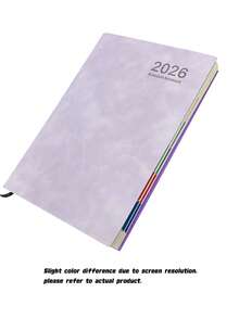 2026年1月至12月三年月历计划本，软封面，带弹性笔套，12个月显示，英文版，适合注重条理且追求时尚的成年人，可用于日记写作|简约设计|易于保养的装订 - 多色 - 查看 10
