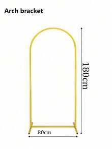 1 Set/Metal Arch Background Bracket Set, With Arch Decoration Gold Wedding Arch Bracket Balloon Arch Frame, Arch Wedding High Elasticity Cloth Cover Birthday Party Photography Background Cover, - Multicolor - View 14