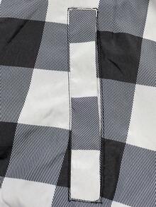 EGENSIO Men's Plaid Long Sleeve Zip-Up Collar Casual Baseball Jacket - Multicolor - View 6