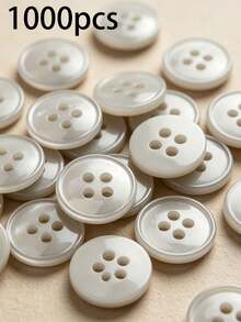50/100/200/300/500/1000 颗纽扣 - 浅灰色复古圆形纽扣，适用于 DIY 项目、衬衫、缝纫、小型配饰（例如钱包）和 DIY 钱包制作。 - 淺灰色 - 查看 13