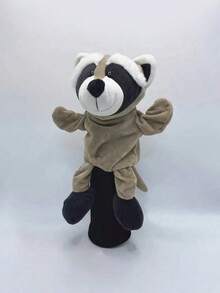 1 Piece Plush Cartoon Animal Golf Club Headcover, Cute Animal Golf Club Protector, Mixed‑Color Flannel Fabric, Ideal For Golf Enthusiasts, Golf Accessory, Sturdy & Durable, Adorable - Multicolor - View 2