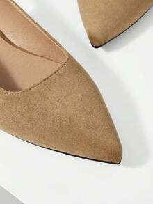 Mnmlis Women's Flat Shoes - Khaki - View 4