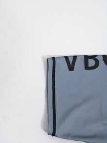 Vorlivo 男士拉鍊對比色短袖休閒連身褲，度假風 - 黑色 - 查看 7