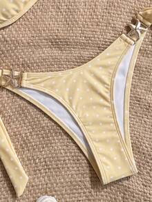 Swim Mod Bộ bikini hai mảnh họa tiết nhiệt đới cho nữ, phong cách thường ngày cho kỳ nghỉ - Nhiều màu - Xem 5