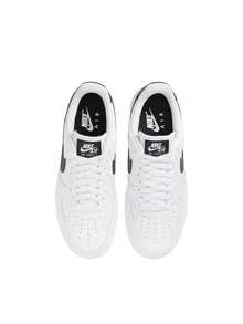 Nike Air Force 1 '07 Women's Shoes White/White/White/Black DD8959 - Đen và trắng - Xem 5