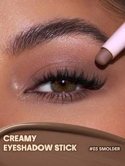 SHEGLAM Creamsicle Eyeshadow Stick-03 Smolder Brand Beauty Makeup Face Paint Cosmetic For Women Girls Perfect For Spring Summer Ideal For Y2K Fancy Fashion Suitable For Birthday Mother'S Day Gift Rave Festival Party Ready Best Color