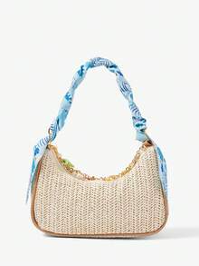 Bolso de Mujer Versátil de Moda de Verano, Bolso de Hombro y Bandolera Multiusos para Viajes Diarios - Multicolor F - Ver 6