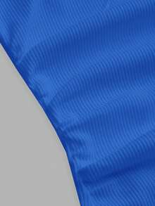 Slaydiva Women's Chic Royal Blue Summer Tank Top,Everyday Basic Ribbed Crew Neck Racerback Off-Shoulder Casual Slim Fit Solid Vest For Party,Beach & Yoga - Royal Blue - View 5