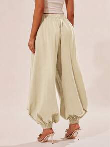 Radiana Quần harem nữ dáng rộng, chất liệu cotton rách nhẹ, có túi, phù hợp mặc hàng ngày, đi lễ hội âm nhạc, Coachella, phong cách BOHO, Bohemian, đi chơi, nghỉ dưỡng, nghỉ mát biển, lễ hội, phong cách miền Tây, hòa nhạc, tiệc hóa trang, phối đồ nhiều lớp, hẹn hò, Ibiza, Nashville, những chuyến đi ngắn, kín đáo, sang trọng, câu lạc bộ, dễ thương, thường ngày, mua sắm, thời trang đường phố, đi chơi, quyến rũ, dễ phối đồ và tôn dáng. - Màu be - Xem 2