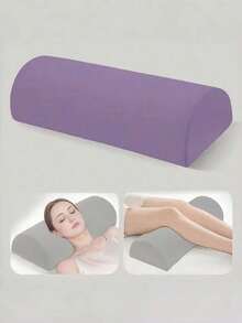 Leg & Knee Memory Foam Pillow, Semicircular Contoured Support For Back, Hip, Spine Alignment, Washable Pillowcase - Ideal Gift For Side Sleepers, Home & Travel Use. - Multicolor - View 14