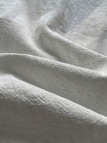 Attitoon 100% Cotton Casual Minimalist White Shirt For Women, Suitable For Spring/Summer - White - View 3