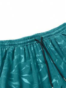 Gym Rark Men's Bull Print Drawstring Waist Pocket Sports Shorts, Gym, Holiday - Cadet Blue - View 3