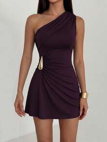 Women Plus Size Sports Dresses - Purple - View 11