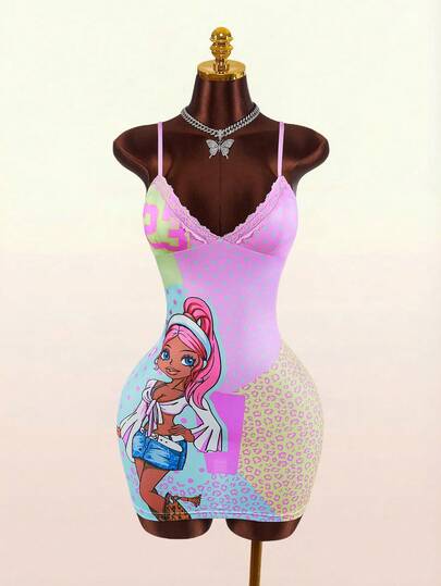 Amplova Snake Skin Texture Glossy Coated Padded Bustier Bodycon Mini Dress