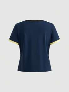 Cheerettes Women Sports Tees & Tanks - Navy Blue - View 5