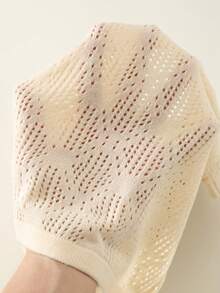 SHEIN Bộ đồ đôi 2 món cho bé trai/bé gái, kiểu dáng thường ngày dễ thương, áo khoác cardigan ngắn tay và quần dài, bộ quần áo mùa hè cho bé trai. - màu xanh lá - Xem 6
