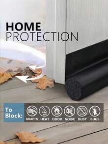 1 Single Sided Door Draft Stopper Windproof Insect Proof Soundproof Waterproof For Bedroom Home Insulation Must Have Accessory - Multicolor - View 5