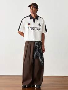 SWAVVY Men Polo Shirts - White - View 3