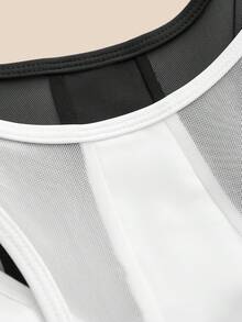 Cheerettes 2 Áo ngực thể thao nữ - Đen và trắng - Xem 12