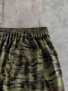 AXEPEAK Men's Camouflage Print Casual Loose Sweatpants, Pocket, Sports, Streetwear - Multicolor - View 4