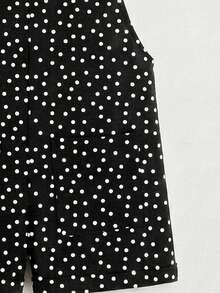 SHEIN EZwear Bộ áo liền quần nữ dây thắt nút có túi, phối nhiều mảnh vải. - Nhiều màu - Xem 3