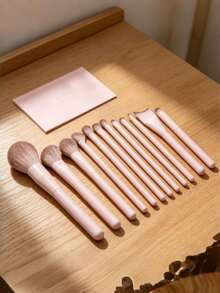 13‑Piece Professional Makeup Brush Set With Portable Makeup Brushes And Storage Bag - Multicolor - View 5