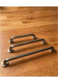 Stainless Steel Grab Bar Bathroom Handicap Shower Tub Handle Support Bathroom Accessories Bathroom Tools - silver - View 2