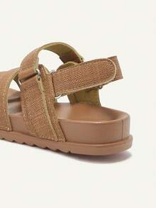 Cozy Pixies 1 Pair Of Summer Fashion Versatile Fun Versatile Children's Leisure Soft Sole Lightweight Brown Baby Flat Sandals Seaside Vacation - Brown - View 7