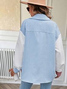 Easowa Cut And Sewn Drop Shoulder Jacket Western Style Women's In Fall/Winter - Multicolor - View 2