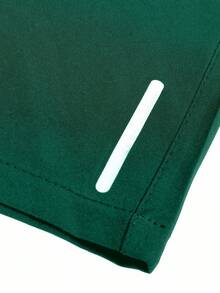 Manfinity Homme Men's Summer Casual Bird Print Drawstring Waist Shorts, Holiday - Green - View 4