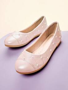Mini mi Zapatos planos para niños, estilo de hada dulce, versión coreana, sandalias versátiles para estudiantes - Rosa vieja - Ver 5