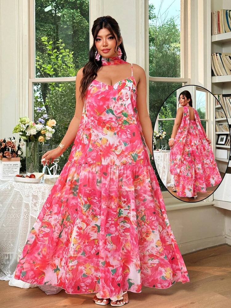 plus size chiffon swing dress plus size 84118 plus new popular elegant sequin lace v neck