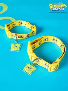 SpongeBob SquarePants | PETSIN Vòng cổ in chuyển nhiệt cho thú cưng - Màu vàng - Xem 3