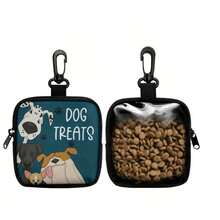 PETSIN 1pc Zippered Dog Treat Pouch - Portable Polyester Pet Snack Bag Suitable For Outdoor Activities And Walking, Available In Black, Red, Purple, Blue, Suitable For Dog Owners And Trainers To Carry Pet Treats, Dog Accessories, Dog Snack Bag, Dog Toys, Dog Walking Bag, Dog Snack Storage - Multicolor - View 8