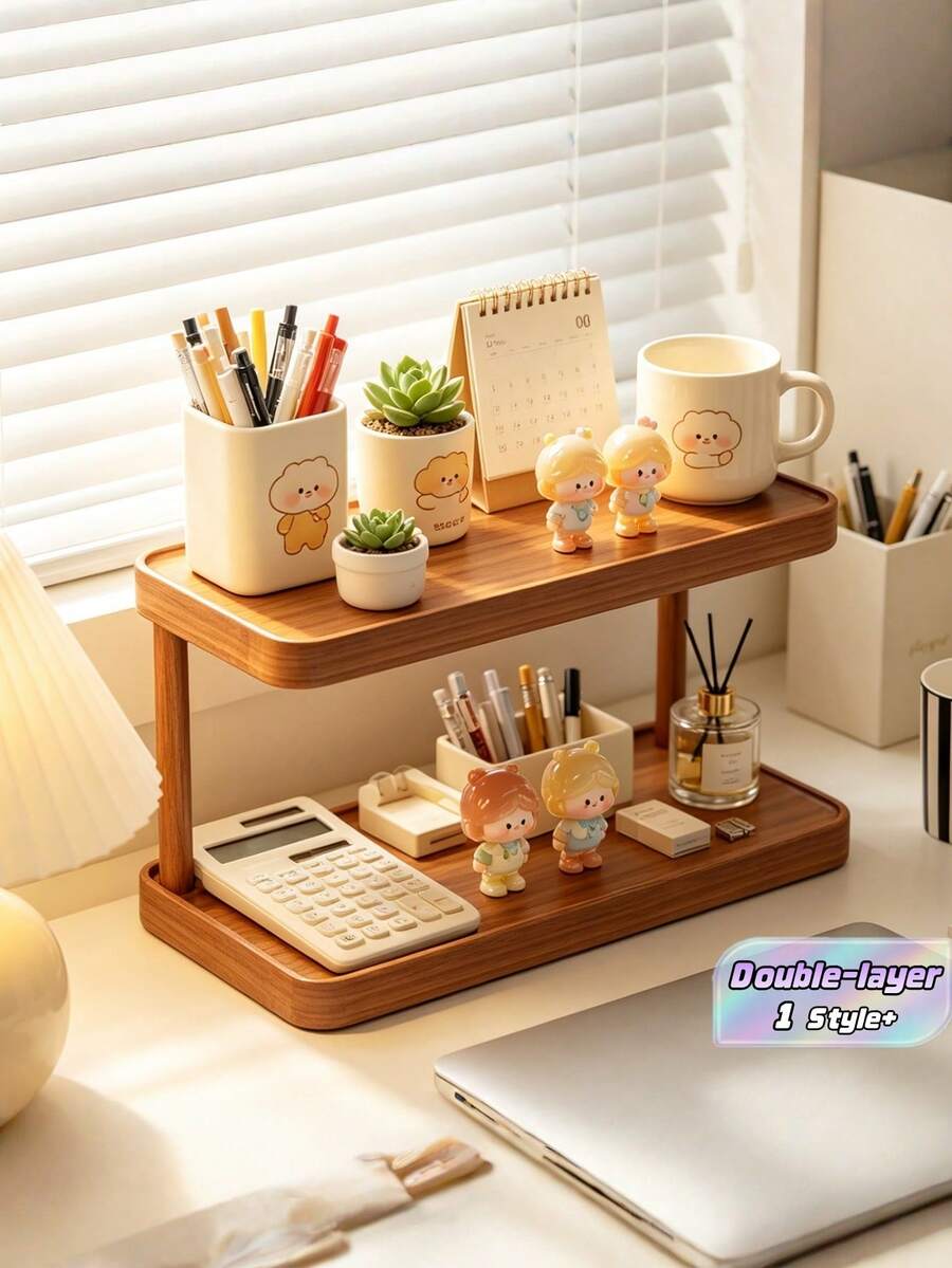 Desktop Storage Rack, Cup Holder Organizer, Tabletop Desk Mug Rack For Water Cups, Coffee Mugs, Tea Sets - Multicolor - View 1