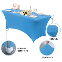 1pc 6ft Elastic Beauty Eyelash Extension Table  Cover, Eyelash Extension Salon Supplies - Multicolor - View 3