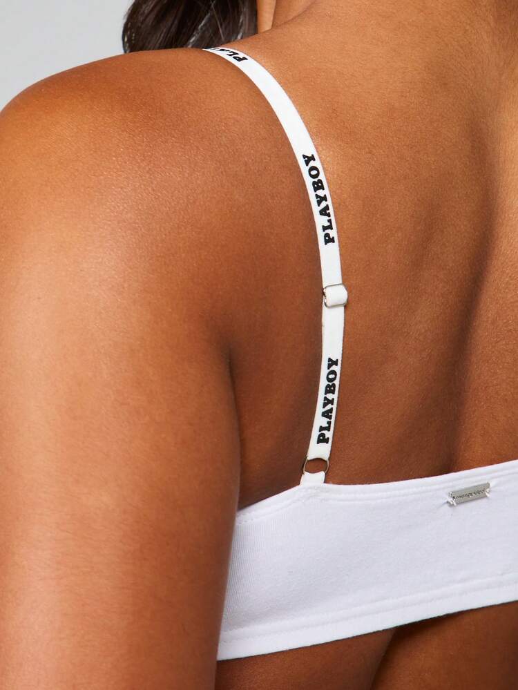 Missguided x Playboy Bralette And Underwear Set