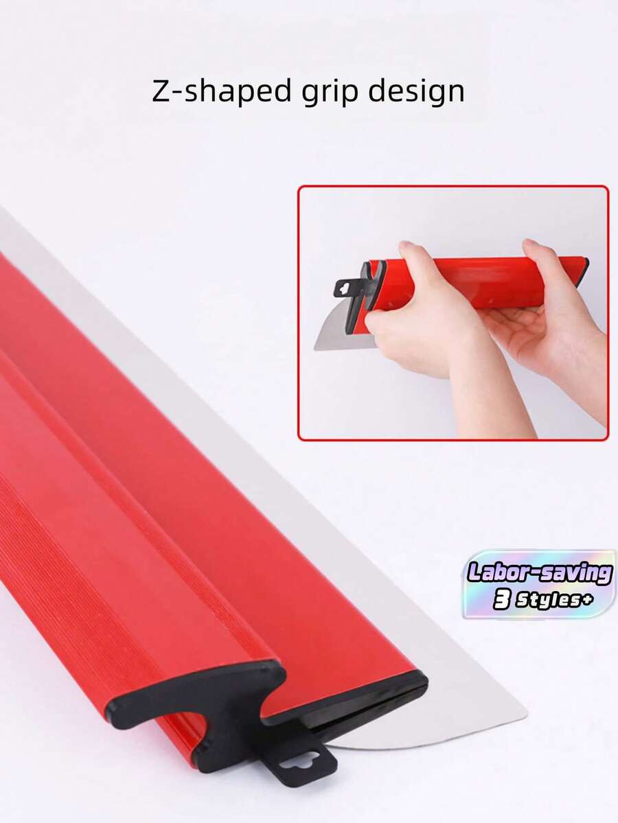 25/40/60cm Paint Plastering Wall Trowel, Drywall Knife - Flexible Blade Spatula With Hardened Cutting Edge, Lightweight And Durable Design, PVC End Cap, Extended Blade, Sharp Cutting Edge, Sturdy Construction. - multicolor - View 1