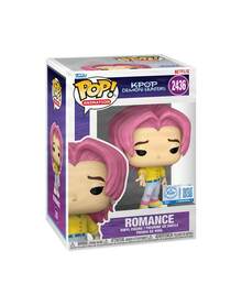 Funko 1pc POP Animation KPOP Demon Hunters Romance Vinyl Figure No.2436, Pink Hair Character Collectible Model In Window Box, Desk Shelf Room Display Decor, Colorful Cartoon Ornament - Multicolor - View 4