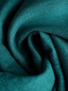 Rusticease Plus Size Solid Color Round Neck Pocket Sleeveless Casual Summer Dress - Mint Blue - View 6