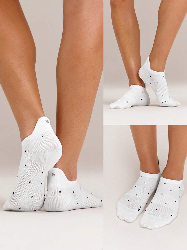 GLOWMODE 3 Pairs Arch Support Everyday Socks Gym