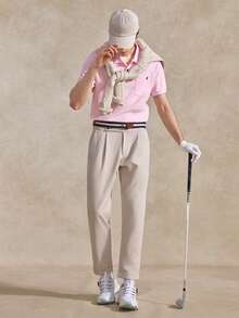 Courvante 男士短袖 Polo 衫，適合您的網球與高爾夫球男友 - 粉色 - 查看 2
