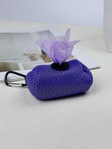 1pc Pet Waste Bag Holder, Dog Walking Pooper Scooper Bag Dispenser - Multicolor - View 9