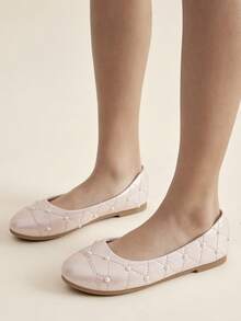 Mini mi Zapatos planos para niños, estilo de hada dulce, versión coreana, sandalias versátiles para estudiantes - Rosa vieja - Ver 2