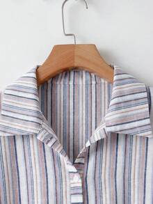 SHEIN CURVE+ Trang phục Lễ Tạ ơn cho phụ nữ cỡ lớn, quần áo mùa thu cho nữ, trang phục thường ngày thoải mái, áo sơ mi dài tay in họa tiết hình học cho phụ nữ cỡ lớn, áo sơ mi dáng rộng thoải mái dài tay, trang phục năm mới cho nữ mặc ở nhà và đi nghỉ mát, trang phục mùa thu, trang phục Lễ Tạ ơn cho phụ nữ, trang phục Giáng sinh cho phụ nữ, áo kiểu dáng rộng rãi thoải mái dài tay cho nữ mặc ở nhà và đi nghỉ mát, áo sơ mi trang phục mùa thu, áo kiểu trang phục ngày lễ - Hồng - Xem 3