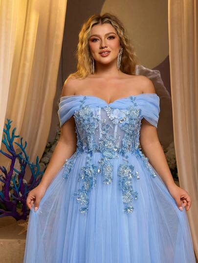 Glamrae Women Plus Formal & Evening Dresses