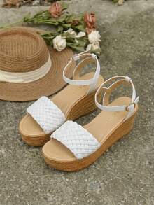 Women Platforms & Wedge Sandals - White - View 2