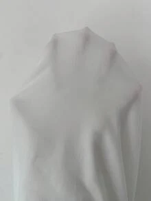 Selianne 性感露背系带网纱深V领扎染碎花迷你连衣裙（女款） - 白色 - 查看 3